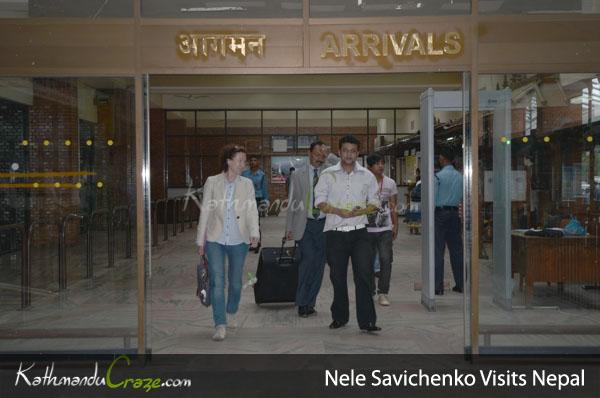 Nele Savichenko(Ukrainian Actress) Visits Nepal