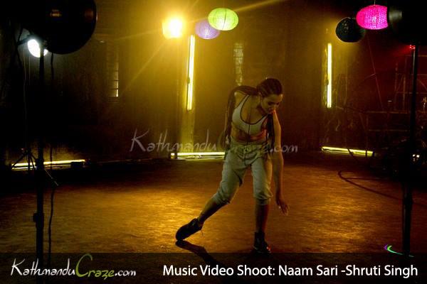 Music Video Shoot of 'Naam Sari' By Shruti Singh Thakuri