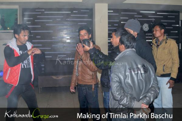 Making of Music video : Timilai Parkhi Baschu