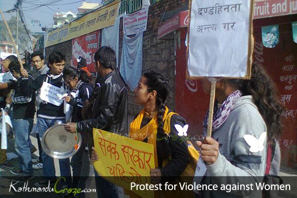 Protest for Violence against Women