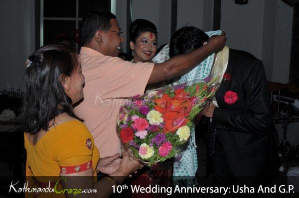 10th Anniversary: Usha And G.P.
