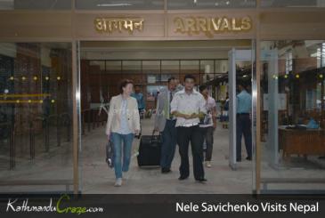 Nele Savichenko(Ukrainian Actress) Visits Nepal