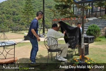 Making of Music video : Aawaz Deu Malai