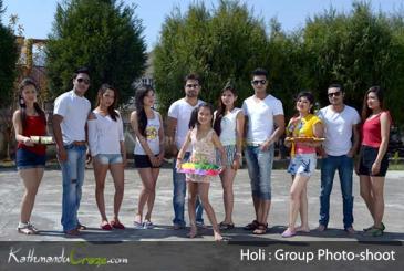 Holi: Group Photo-shoot