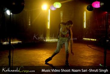 Music Video Shoot of 'Naam Sari' By Shruti Singh Thakuri