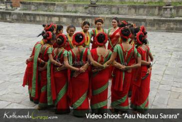 Video Shoot: Sunita Dulal - "Aau Nachau Sarara"