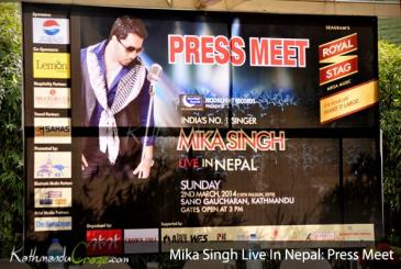 Mika Singh Live In Nepal: Press Meet