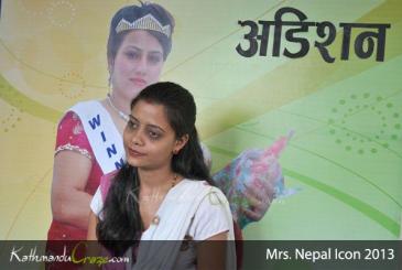 Mrs. Nepal Icon 2013: Auditions