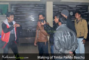 Making of Music video : Timilai Parkhi Baschu